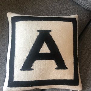 jonathan adler monogram pillow